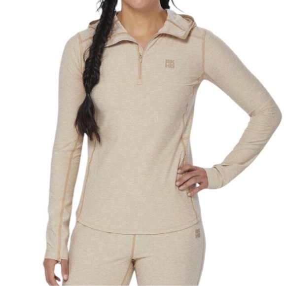 Duluth Trading Co. | AKHG Meltwater Pullover Hoodie, Cream - Picture 2 of 12